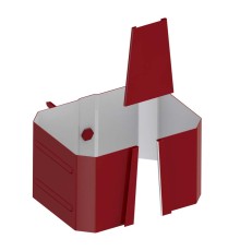 Держатель трубы 76х102-0,5 (на кирпич) Полиэстер RAL3011