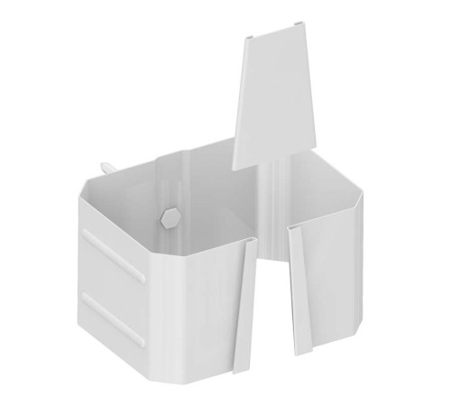 Купить держатель трубы 76х102-0.5 (на кирпич) Пластизол RAL9010 