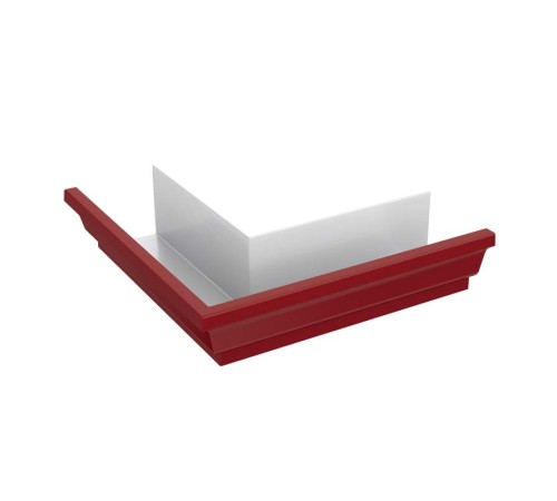 Купить угол желоба наружный 120х86-0.5 Полиэстер RAL3011 