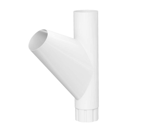 Купить Тройник трубы D100-0.5 Пластизол двухсторонний RAL9010 