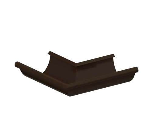 Купить угол желоба наружный D125-0.6 Пластизол двухсторонний RR32 