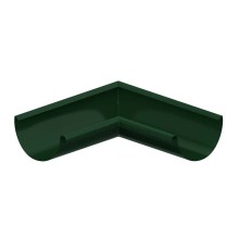 Угол желоба внутренний D125-0.6 Пластизол двухсторонний RAL6005