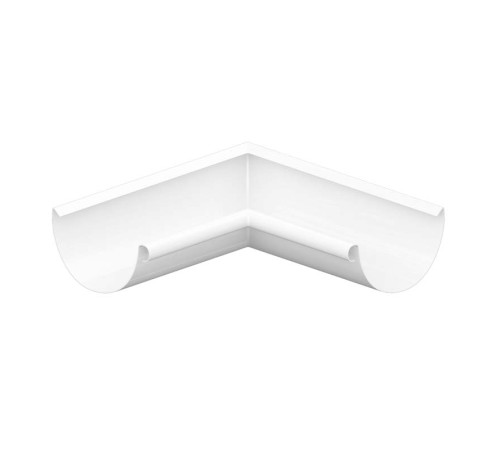 Купить угол желоба внутренний D125-0.6 Пластизол двухсторонний RAL9010 