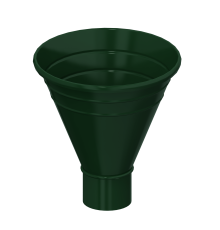 Воронка водосборная D100/300-0.5 Пластизол двухсторонний RAL6005