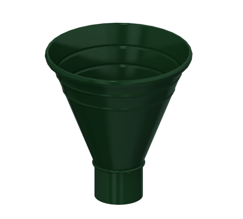 Купить воронку водосборную D100/300-0.5 Пластизол двухсторонний RAL6005 