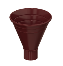 Воронка водосборная D100/300-0.5 Пластизол двухсторонний RAL8017