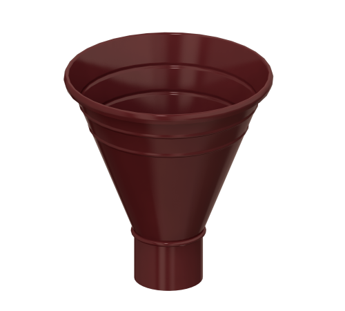 Купить воронку водосборную D100/300-0.5 Пластизол двухсторонний RAL8017 