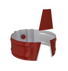 Держатель трубы D150-1.0 Полиэстер RAL3011 (саморез)