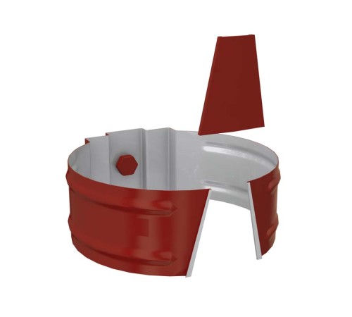 Купить держатель трубы D150-1.0 Полиэстер RAL3011 (саморез) 