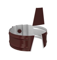 Держатель трубы D150-1.0 Полиэстер RAL8017 (саморез)