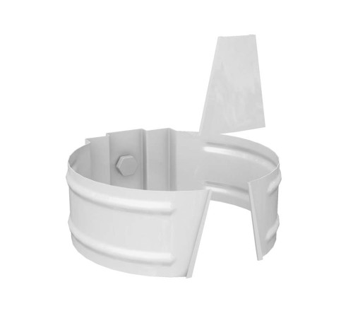 Купить держатель трубы D150-1.0 Полиэстер RAL9003 (саморез) 