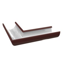 Угол желоба D185-0.5 Полиэстер RAL8017