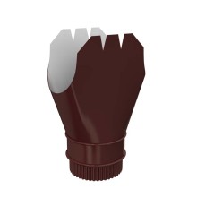 Воронка выпускная D185х150-0.5 Полиэстер RAL8017