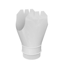 Воронка выпускная D185х150-0.5 Полиэстер RAL9003