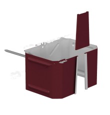 Держатель трубы 76х102-0,5 (на кирпич) Полиэстер RAL3005