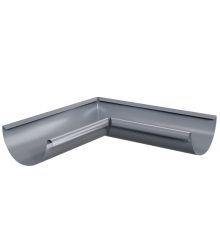 Угол желоба внутренний D150-0.6 Пластизол двухсторонний RAL7024