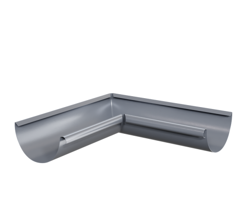 Купить угол желоба внутренний D150-0.6 Пластизол двухсторонний RAL7024 