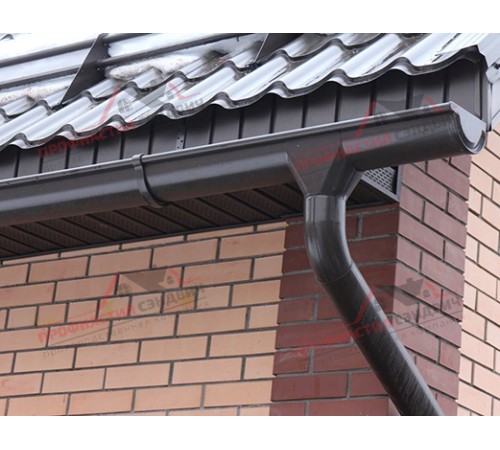 Купить трубу ПВХ 3м графит RAL 7024 