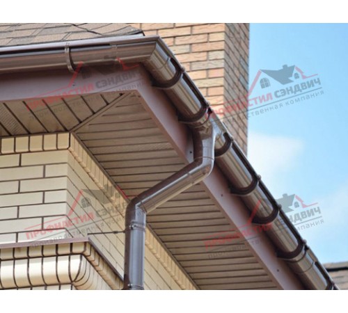 Купить воронку ПВХ шоколадная RAL 8017 