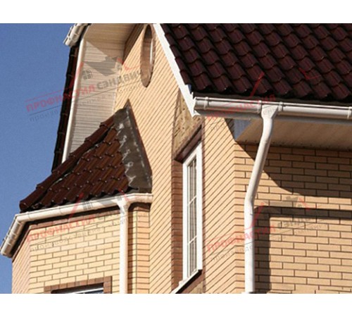 Купить хомут трубы ПВХ белый 