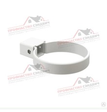 Хомут трубы Kliker ПВХ Premium белый инд.упак.