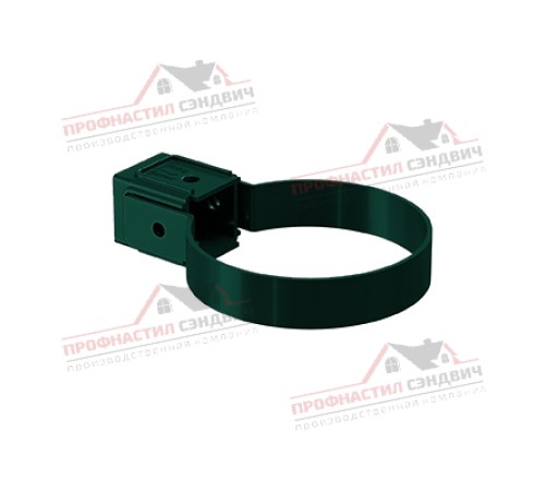 Купить хомут трубы Kliker ПВХ Premium зелёный инд.упак. RAL 6005 