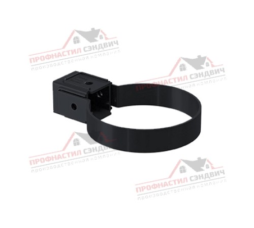 Купить хомут трубы Kliker ПВХ Premium графит инд.упак. RAL 7024 