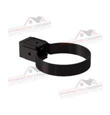 Хомут трубы Kliker ПВХ Premium коричневый RR 32