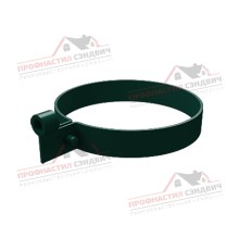 Хомут трубы ПВХ зелёный RAL 6005