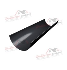 Желоб английский ПВХ 3м графит RAL 7024