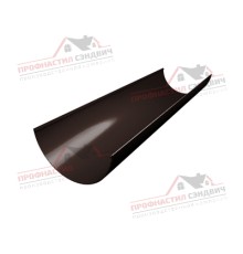 Желоб английский ПВХ 3м шоколадный RAL 8017