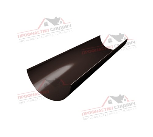 Купить желоб английский ПВХ 3м шоколадный RAL 8017 