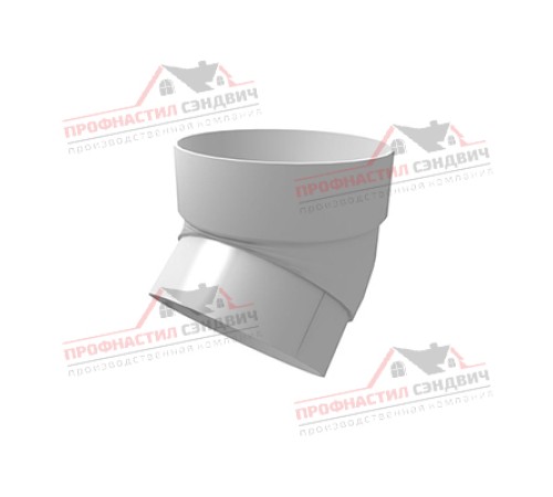 Купить колено трубы 45 град. ПВХ белое 