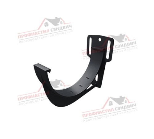 Купить кронштейн желоба slider ПВХ графит RAL 7024 