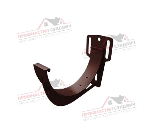 Купить кронштейн желоба slider ПВХ шоколадный RAL 8017 