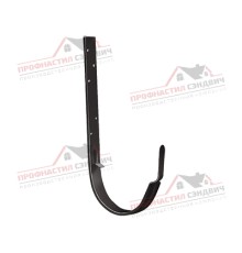 Кронштейн желоба ПВХ металлический коричневый RR 32