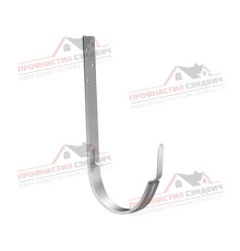 Кронштейн желоба ПВХ металлический белый ШК