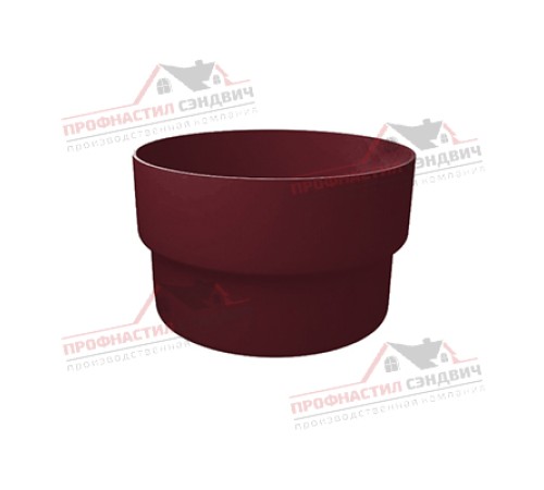 Купить муфту трубы соединительная ПВХ бордо RAL 3005 