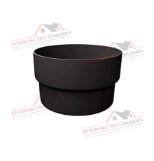 Муфта трубы соединительная ПВХ коричневая RR 32