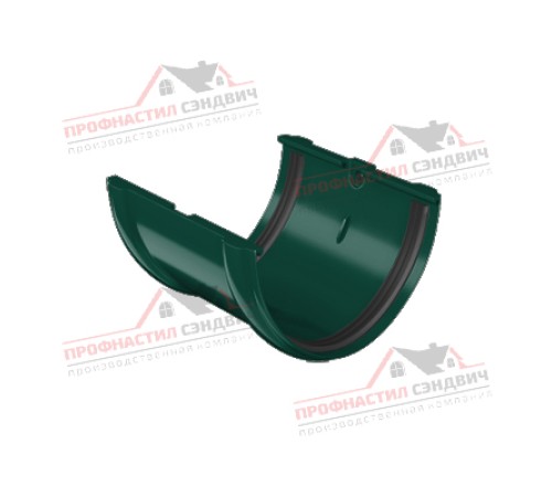 Купить соединитель желобов ПВХ зелёный RAL 6005 
