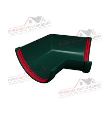 Угол желоба 135 град. универсальный ПВХ зелёный RAL 6005