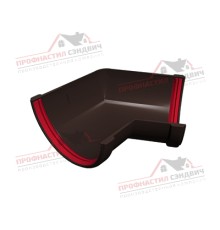 Угол желоба 135 град. универ. ПВХ шоколадный RAL 8017