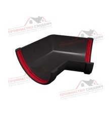 Угол желоба 135 град. универ. ПВХ коричневый RR 32