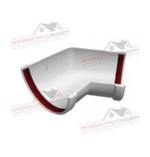 Угол желоба 135 град. универсальный ПВХ белый