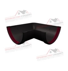 Угол желоба 90 град. универсальный ПВХ коричневый RR 32