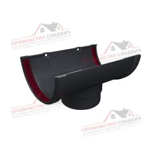 Воронка ПВХ графит RAL 7024