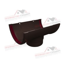 Воронка ПВХ шоколадная RAL 8017