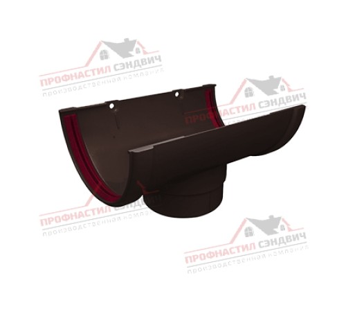 Купить воронку ПВХ шоколадная RAL 8017 