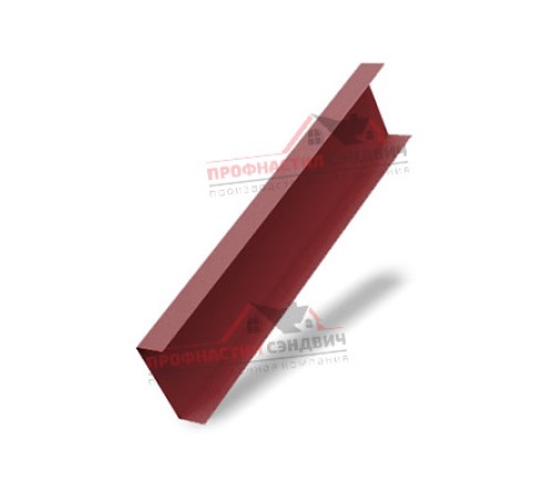 Купить декоративную накладку на столб жалюзи Milan,Tokyo 0,5 Satin с пленкой RAL 3011 коричнево-красный 