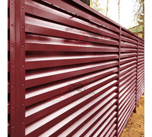 Купить крепежную планку жалюзи Milan,Tokyo 0,45 PE с пленкой RAL 3011 коричнево-красный 